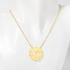 201 Stainless Steel 304 Stainless Steel Gold Plated Simple Style Commute Plating Sun Pendant Necklace