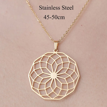 Wholesale Jewelry Simple Style Cross Devil'S Eye Star 201 Stainless Steel 18K Gold Plated Polishing Plating Pendant Necklace