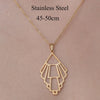 Wholesale Jewelry Simple Style Cross Devil'S Eye Star 201 Stainless Steel 18K Gold Plated Polishing Plating Pendant Necklace