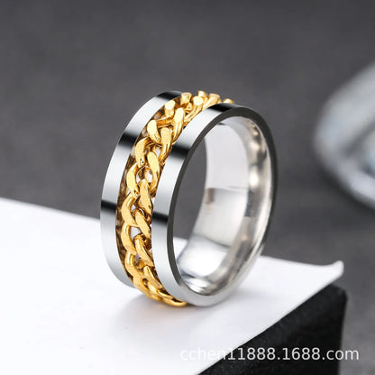 Wholesale Simple Style Geometric Stainless Steel Rings