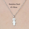 201 Stainless Steel Simple Style Polishing Plating Human Devil'S Eye Star Pendant Necklace