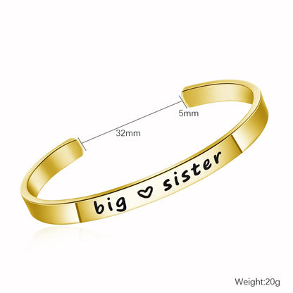 Wholesale Simple Style Letter Stainless Steel Rose Gold Plated Gold Plated Bangle