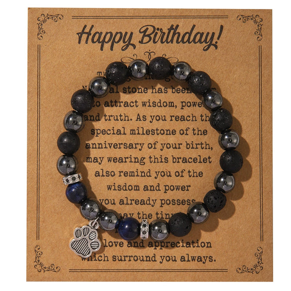 Wholesale Simple Style Natural Stone Beaded Women's Bracelet Jewelry