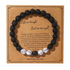 Wholesale Simple Style Natural Stone Beaded Women's Bracelet Jewelry