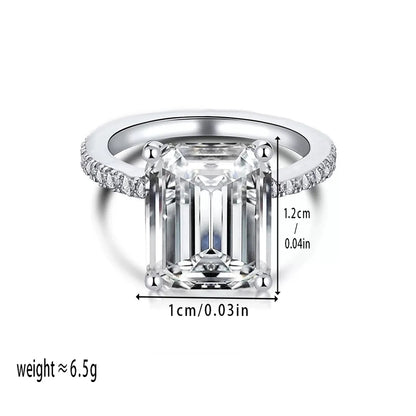 Wholesale Simple Style Solid Color Copper Plating Inlay White Gold Plated Zircon Rings