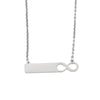 Wholesale Jewelry Simple Style Customization Laser Engraving Solid Color Stainless Steel 18K Gold Plated Plating Pendant Necklace Cable Chain