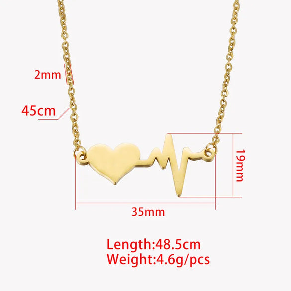 Wholesale Jewelry Simple Style Customization Laser Engraving Solid Color Stainless Steel 18K Gold Plated Rose Gold Plated Plating Pendant Necklace