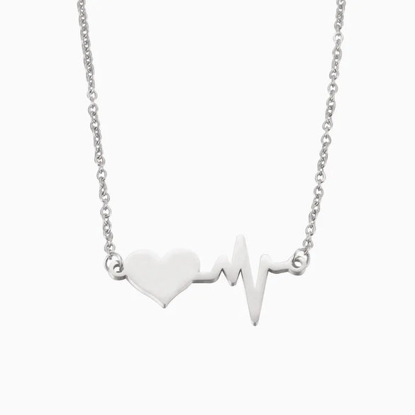 Wholesale Jewelry Simple Style Customization Laser Engraving Solid Color Stainless Steel 18K Gold Plated Rose Gold Plated Plating Pendant Necklace