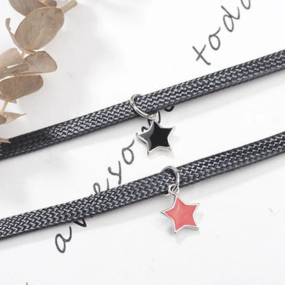 Wholesale Simple Style Star Copper Patchwork Choker