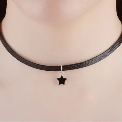 Wholesale Simple Style Star Copper Patchwork Choker