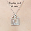 201 Stainless Steel Simple Style Polishing Plating Star Moon Mushroom Pendant Necklace