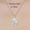 201 Stainless Steel Simple Style Polishing Plating Star Moon Mushroom Pendant Necklace