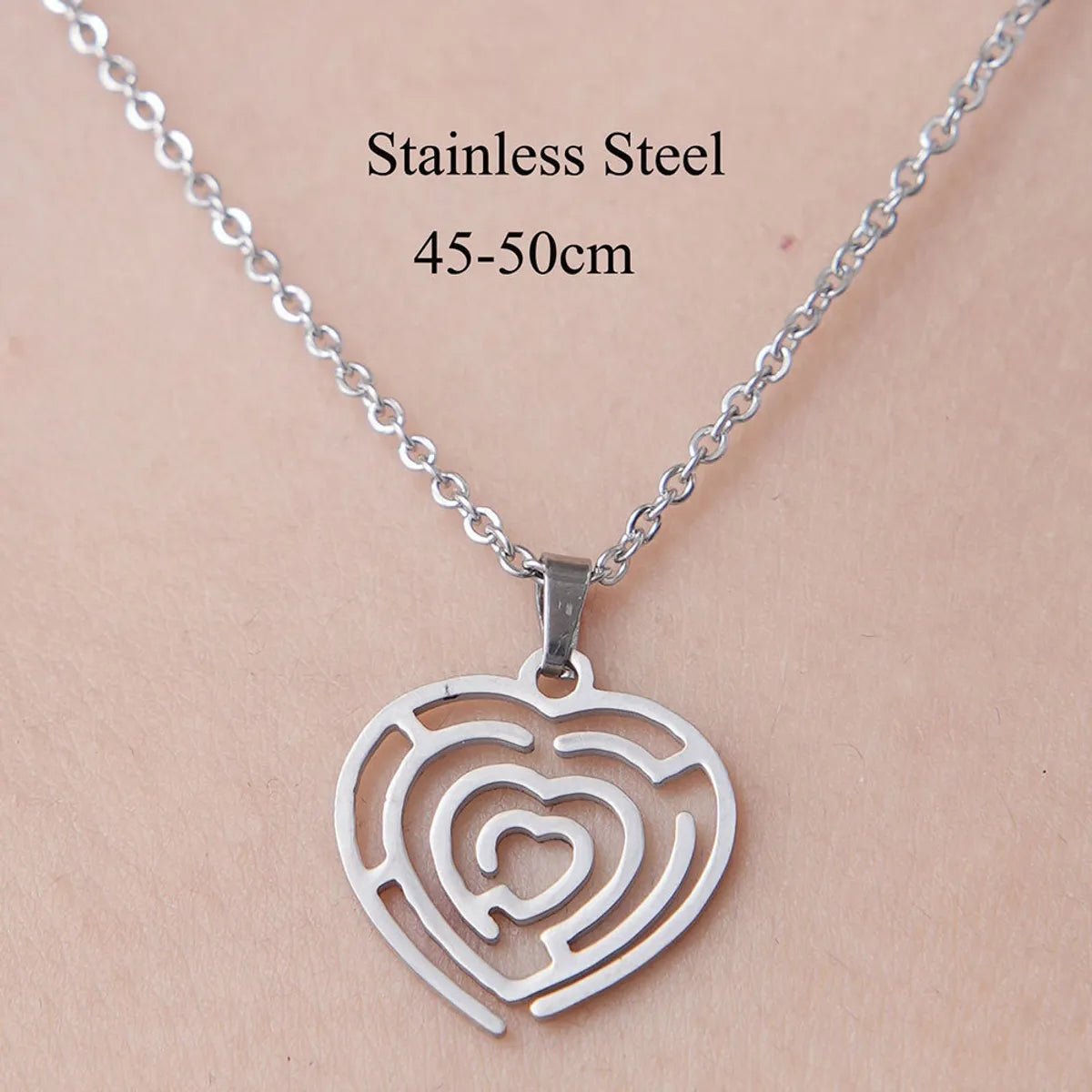 201 Stainless Steel Simple Style Polishing Plating Tree Snowflake Skull Pendant Necklace