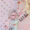 Wholesale Simple Transparent Cartoon Style Plastic And Silicone Watch With Heart Shape For Girls