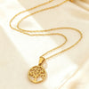Wholesale Simple Tree Of Life Stainless Steel Electroplated Jewelry Set For Women