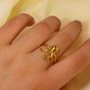 Wholesale Simple Unisex Rings In Ins Style With Octopus Design Made Of Stainless Steel And Electroplated