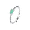 Wholesale Simple Women's S925 Sterling Silver Ring With Geometric Design And Seiko Craftsmanship