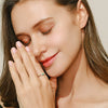 Wholesale Simple Women's S925 Sterling Silver Ring With Geometric Design And Seiko Craftsmanship