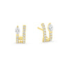 Wholesale Small Fresh Style Earrings With Letters Numbers Text Pattern