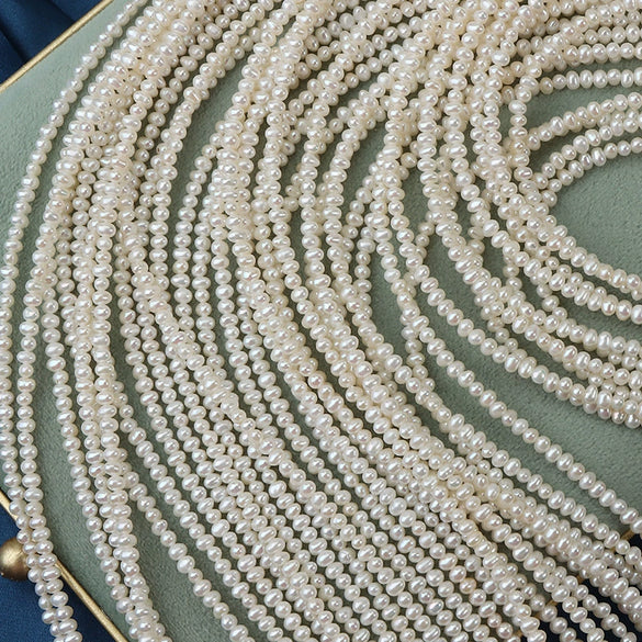 Wholesale Small Potato Natural Freshwater Pearl Necklace