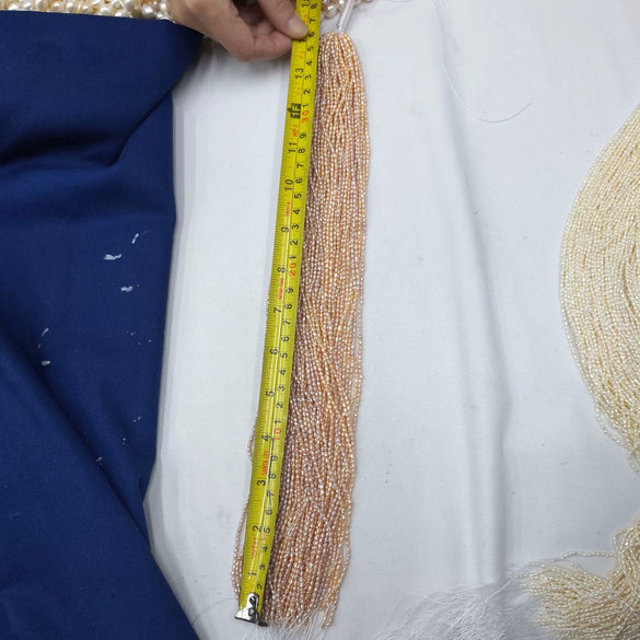 Wholesale Small Riceshaped Natural Freshwater Pearl Necklace For Clothing Accessories Materials