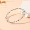 Wholesale Smooth Buckle Bamboo Style Titanium Steel Bracelet With Electroplating