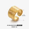 Wholesale Snake Ring Stainless Steel Animal Zodiac Style 18K Gold Plated For Women