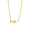 Wholesale Snake Shaped Exaggerated Titanium Steel Necklace For Girls With Electroplating And Niche Design Geometric Pattern