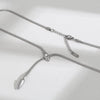 Wholesale Snake Zircon Necklace Stainless Steel Geometric Pattern Electroplated Snake Bone Chain Unisex Fashion Accessory