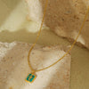 Wholesale Snakeshaped Religious Element Stainless Steel Necklace With Electroplating Treatment