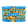 Wholesale Soft Clay Copper Beads Acrylic Geometric Handmade Unisex Bracelet