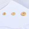 Wholesale Spacer Silver Round Coiled Handmade Diy Bracelet Necklace With Electroplating S925 Sterling Silver