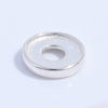 Wholesale Spacer Silver Round Coiled Handmade Diy Bracelet Necklace With Electroplating S925 Sterling Silver