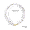 Wholesale Special Shaped Baroque Imitation Pearl Necklace And Bracelet Jewelry Set With Marine Life Pattern And Electroplating Process