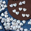 Wholesale Special Shaped Loose Freshwater Pearl Beads Love Pattern Bare Stone Style With Half Hole Punch