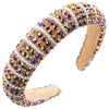 Wholesale Sponge Hair Hoop Set With Diamonds For Women