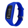 Wholesale Sports Watch Silicone Strap Plastic Case And Mirror Rectangular Dial Multi Function Pedometer Led Display
