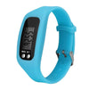 Wholesale Sports Watch Silicone Strap Plastic Case And Mirror Rectangular Dial Multi Function Pedometer Led Display
