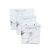 Wholesale Spot Creative Ins Style White Marble Gift Paper Bag With Offset Printing Square Bottom