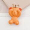 Wholesale Spray Paint Zinc Alloy Rhinestone Bear Headdress And Shoe Flower Jewelry Accessories