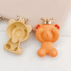 Wholesale Spray Paint Zinc Alloy Rhinestone Bear Headdress And Shoe Flower Jewelry Accessories