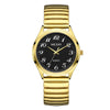 Wholesale Spring Watch Elastic Band Strong Luminous Couple Watch Alloy Case Round Dial Leisure Style
