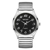 Wholesale Spring Watch Elastic Band Strong Luminous Couple Watch Alloy Case Round Dial Leisure Style