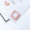 Wholesale Square Acrylic And Resin Earrings Pendant Jewelry Accessories With Dripping Glue Treatment