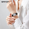 Wholesale Square Alloy Alloy And Steel Belt Quartz Women's Watch With Roman Numeral Semiwaterproof And Leisure Style