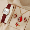 Wholesale Square Alloy Case Imitation Leather Strap Quartz Watch For Women Fashion And Simple Design