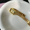Wholesale Square Metal Quartz Watch With Simple Texture For Female Students High End Sense Cold Niche Ins Style