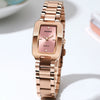 Wholesale Square Rectangle Fashion Waterproof Quartz Women Watch Made Of Alloy And Mineral Strengthened Glass Mirror