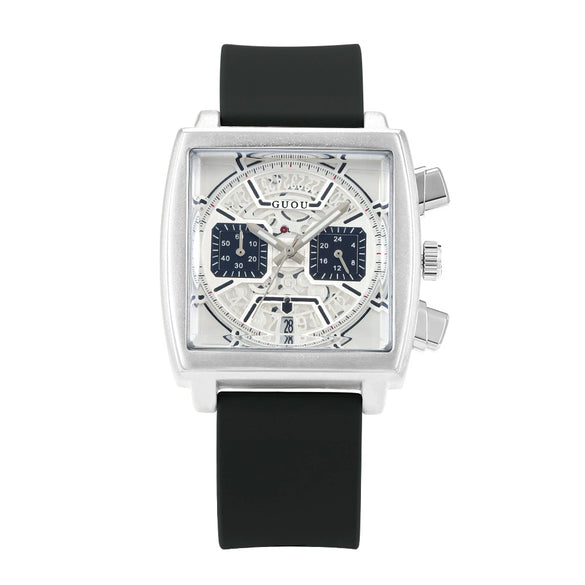 Wholesale Square Silicone Alloy Quartz Watch Leisure Style Suitable For Couples