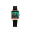 Wholesale Square Women's Watch Alloy Case Pu Leather And Alloy Steel Strap Rose Gold Buckle Fashion Style
